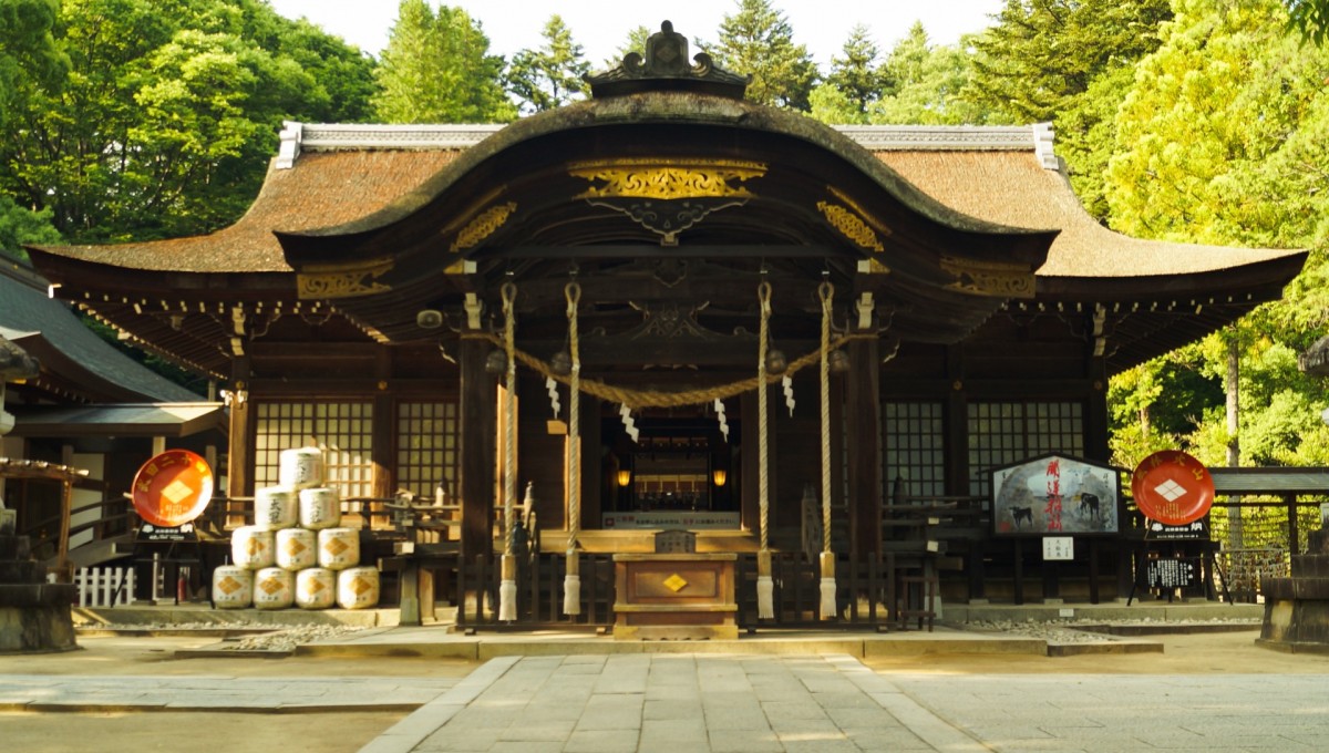 山梨の観光スポット武田神社　