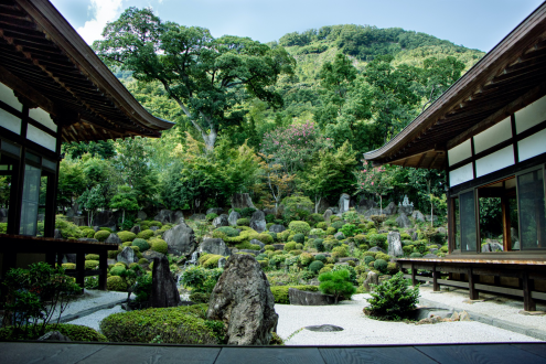 大蔵経寺の庭園